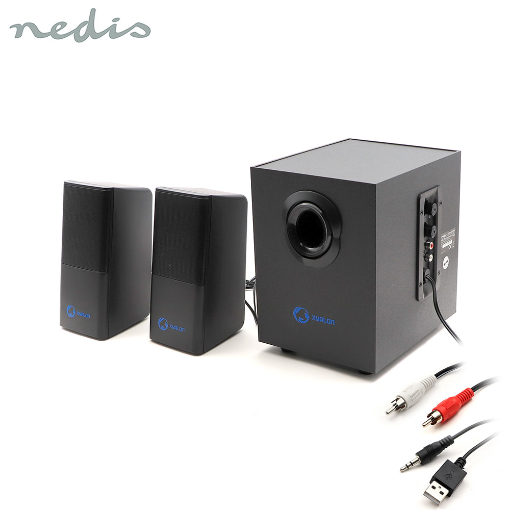 Computer Accessories | Gaming Speaker | Wired | USB 2.0 | AUX & RCA | 33W | Nedis