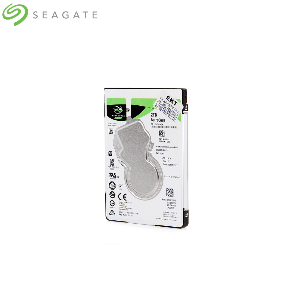 Hard Disk Drive | Internal 2.5" | 2TB | SATA | Seagate
